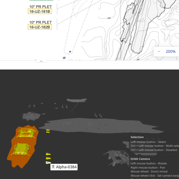 Subsea and Topside operations in one Digital Twin with Aize