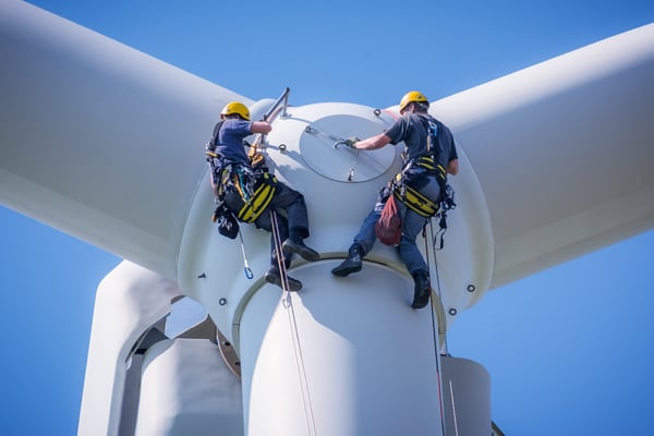Industry inspection engineers wind turbine